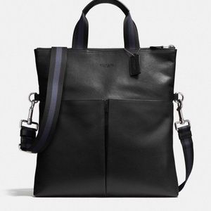 Coach F54759 Men’s Charles Foldover Tote Bag